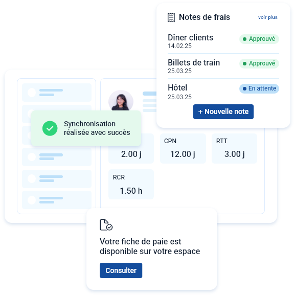 Aperçu de fonctionnalités de la solution Staff & Go
