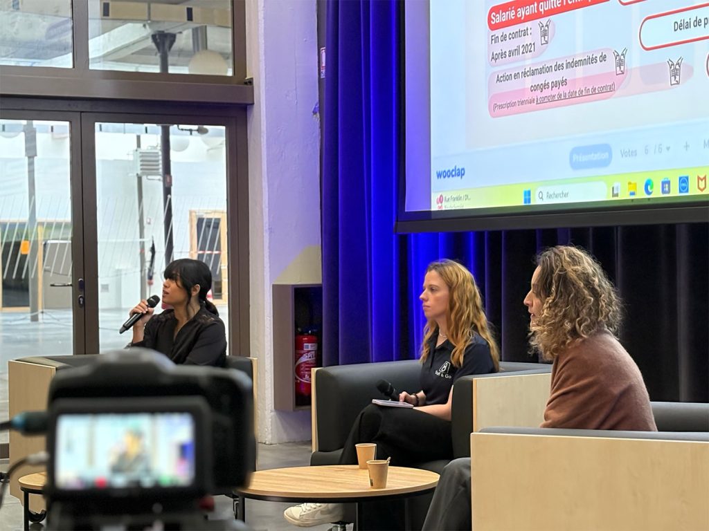 Conférence Staff & Go avec Cecile Derouin et Fatine Bercheq sur les congés payés et arrêts maladie
