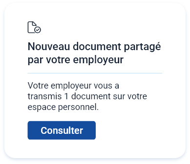 Notification par email d'un nouveau document disponible dans l'espace Staff & Go
