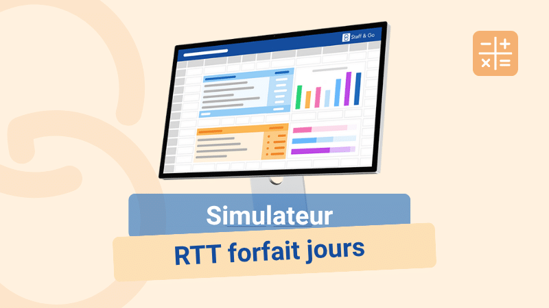 Simulateur - Calcul des RTT forfait jours en 2025 - Staff & Go